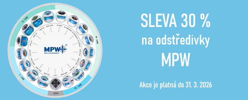 Sleva 30 % na odstředivky MPW
