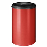 Samozhášecí odpadkový koš, červeno-černý, objem 110 l