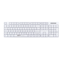 CleanType® Easy Basic - omyvatelná klávesnice TKL-105-GCQ-IP68-KGEH, bílá